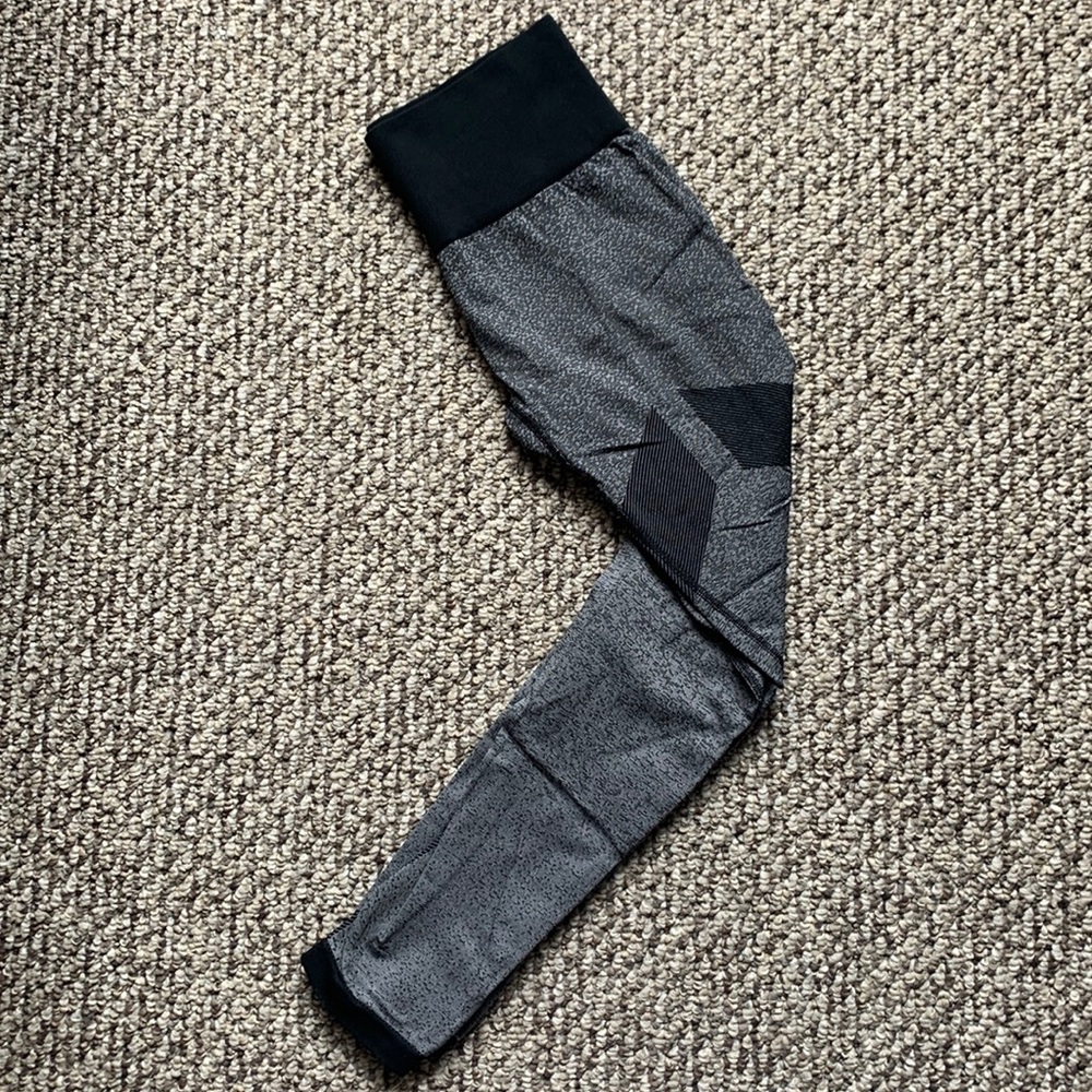 Adidas NWOT Grey and Black Workout Leggings